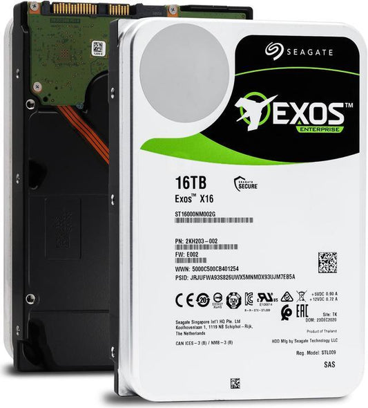 Seagate Exos X18 16TB 7200RPM SAS 3.5-inch Internal Hard Drive