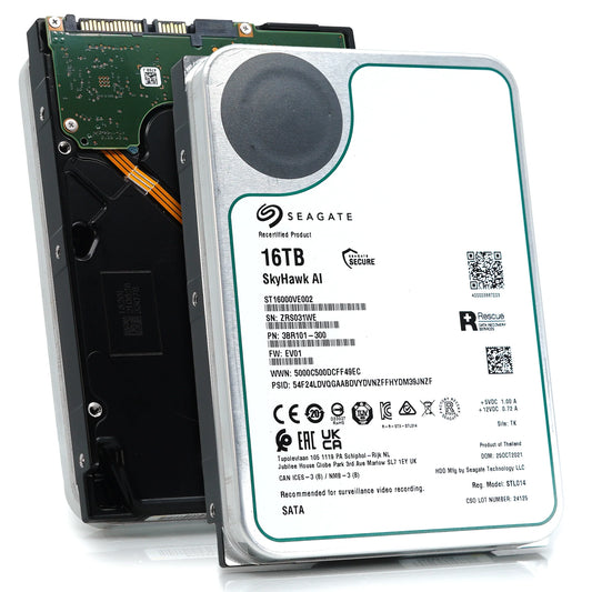 Seagate SkyHawk AI ST16000VE002 16TB 7.2K RPM SATA 6Gb/s 3.5in Hard Drive
